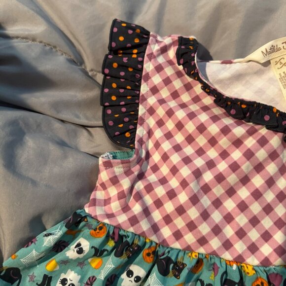 Girls Matilda Jane Moments with you Halloween All Hallows' Eve Tunic Size 4 Exce - Picture 6 of 8